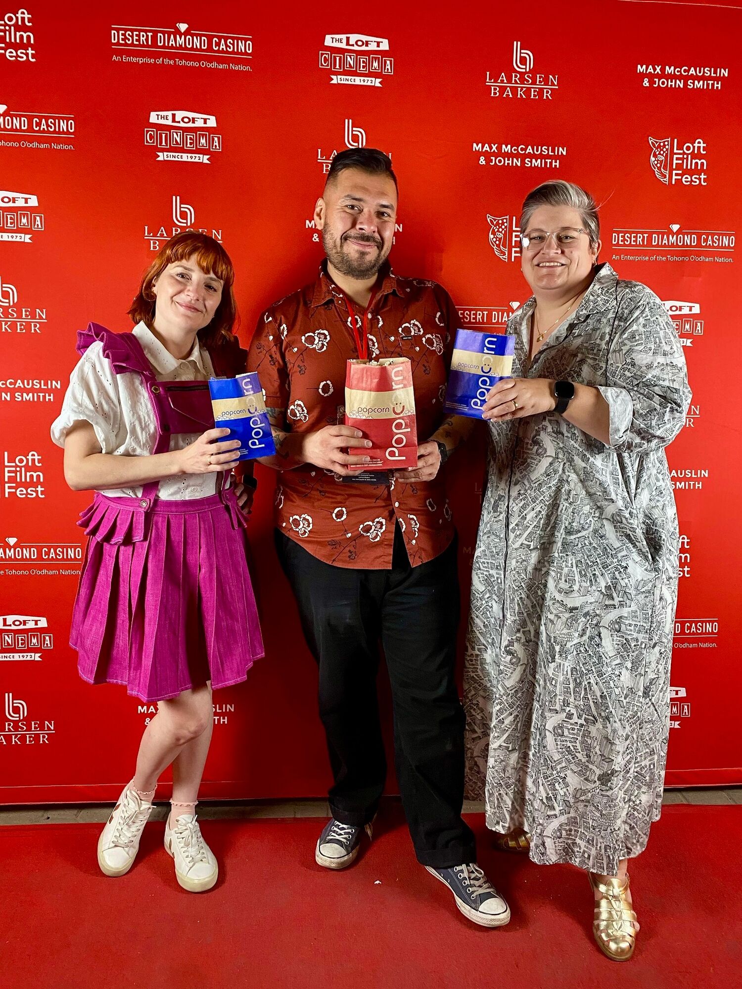 The CICAE jury. From left to right: Irene Silvera Frischknecht, Francisco J Landin Jr, and Joan Parsons
