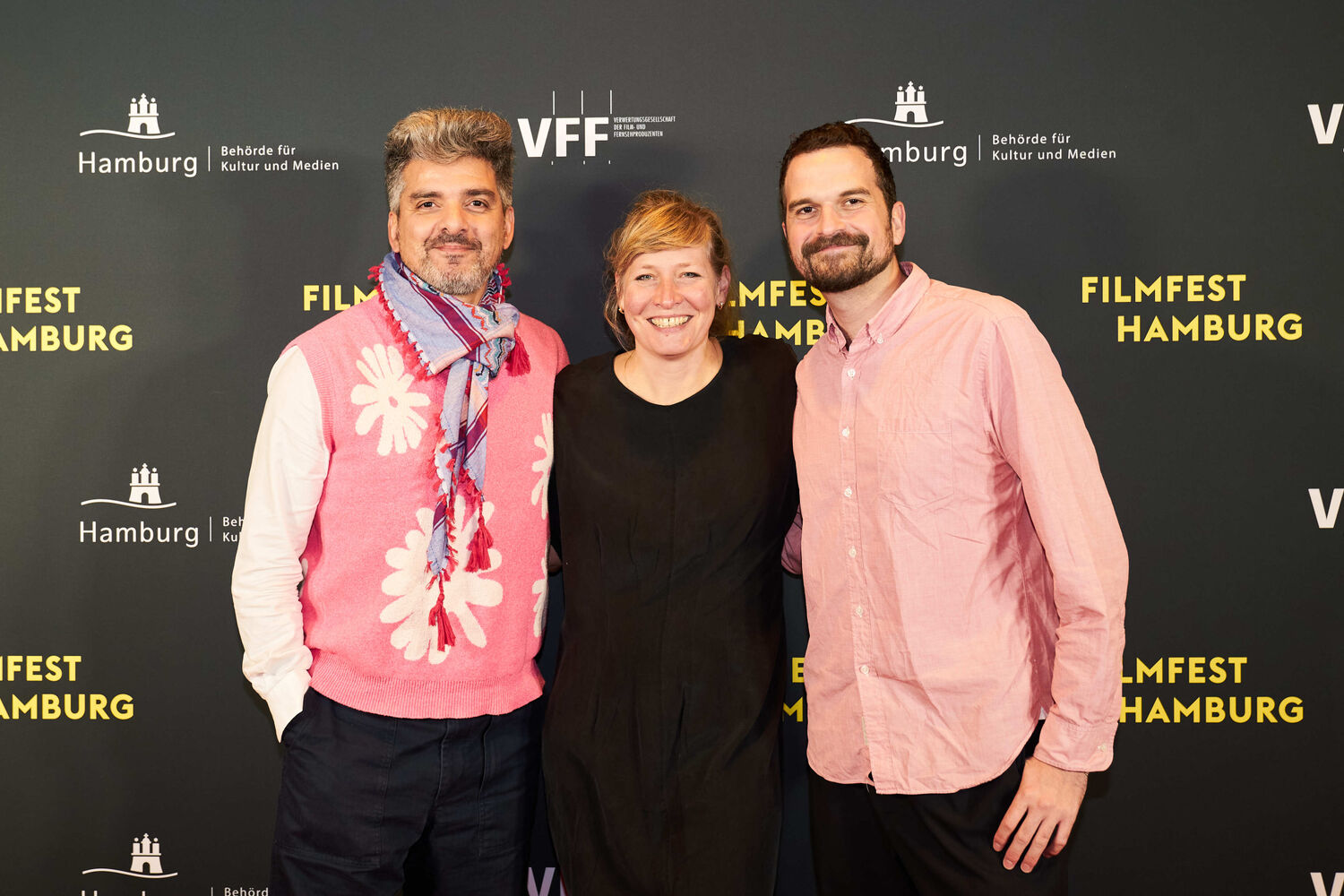 The CICAE jury. From left to right: Mustafa El Mesaoudi, Verena von Stackelberg, Aurel Graf